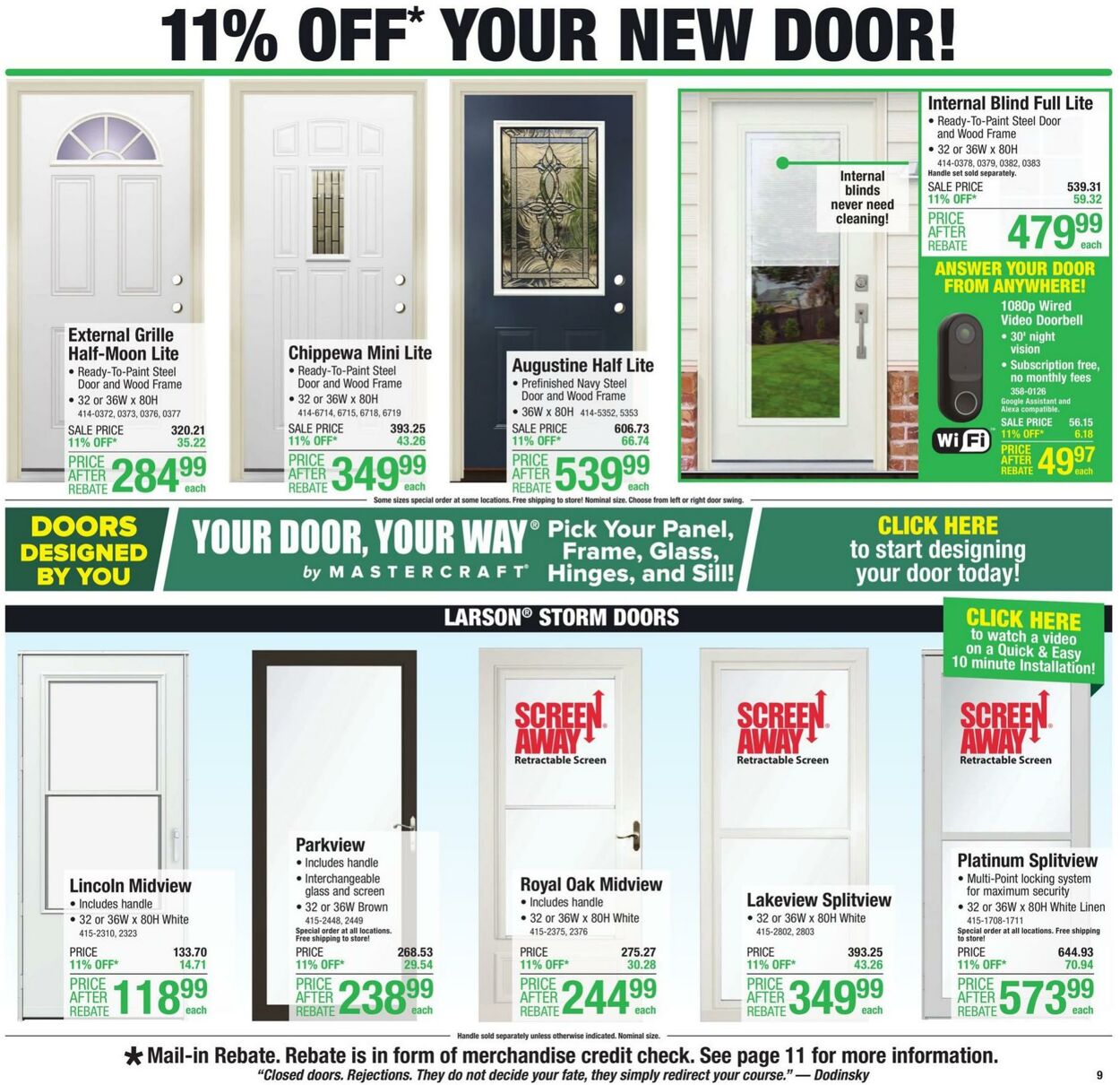 Catalogue Menards from 08/31/2023