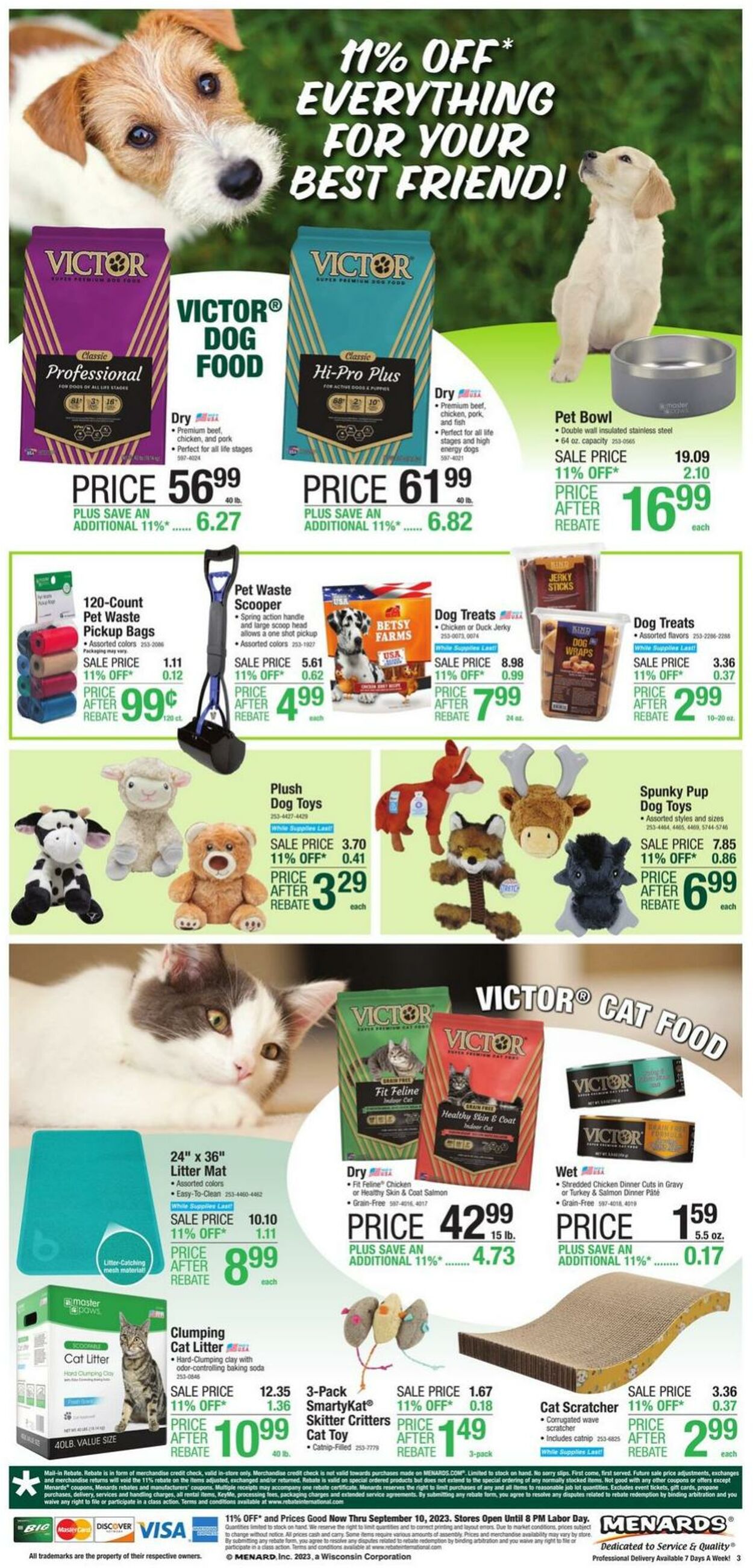 Catalogue Menards from 08/31/2023