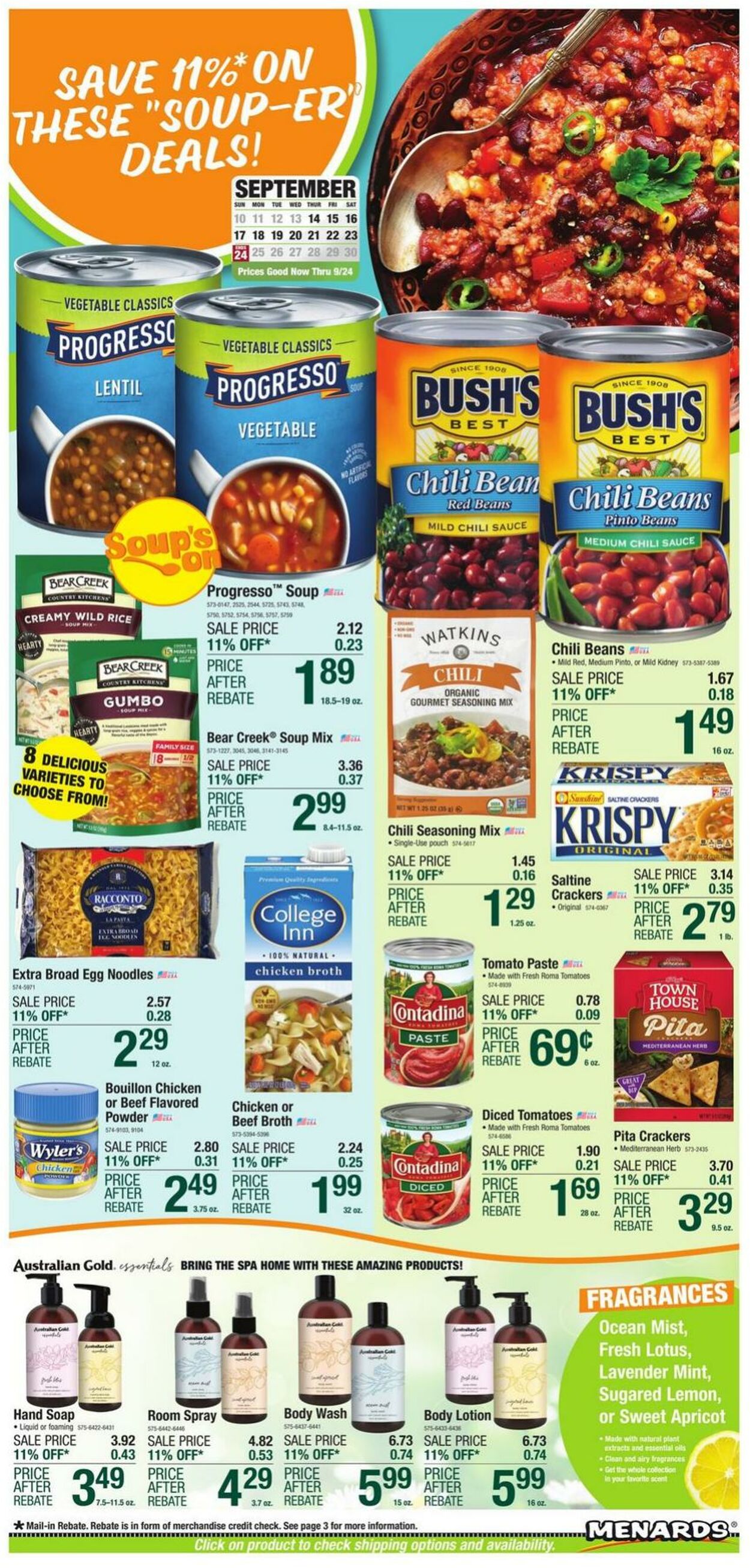 Catalogue Menards from 09/14/2023