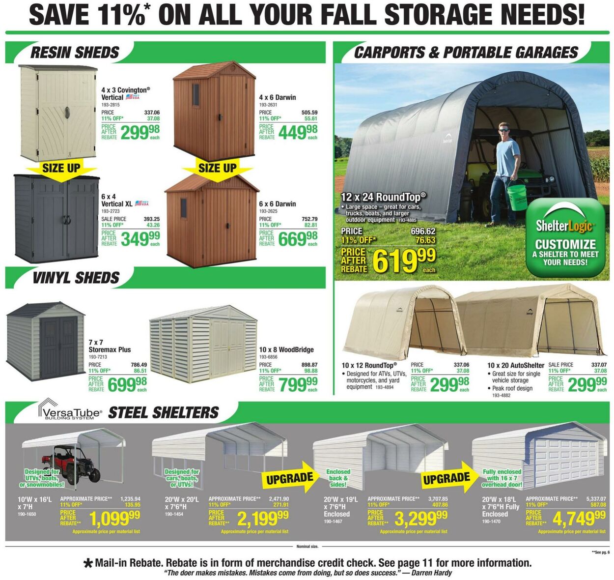 Catalogue Menards from 09/28/2023