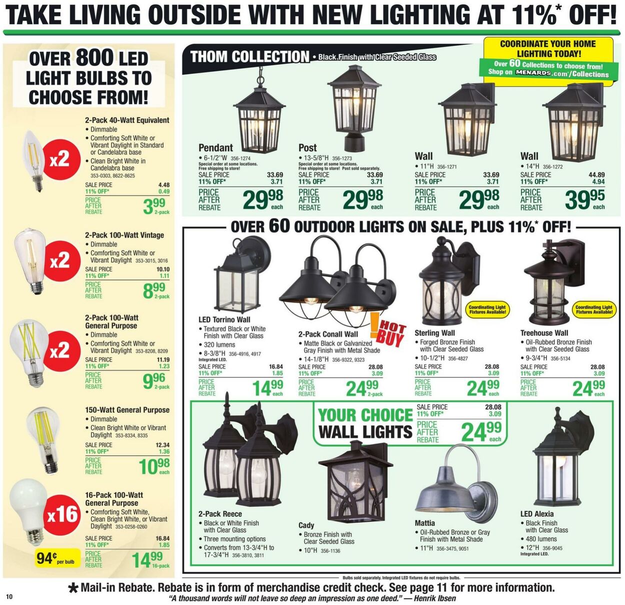 Catalogue Menards from 10/19/2023