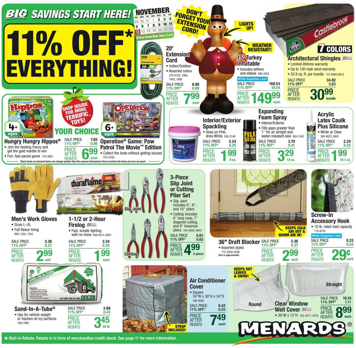 Catalogue Menards from 11/02/2023