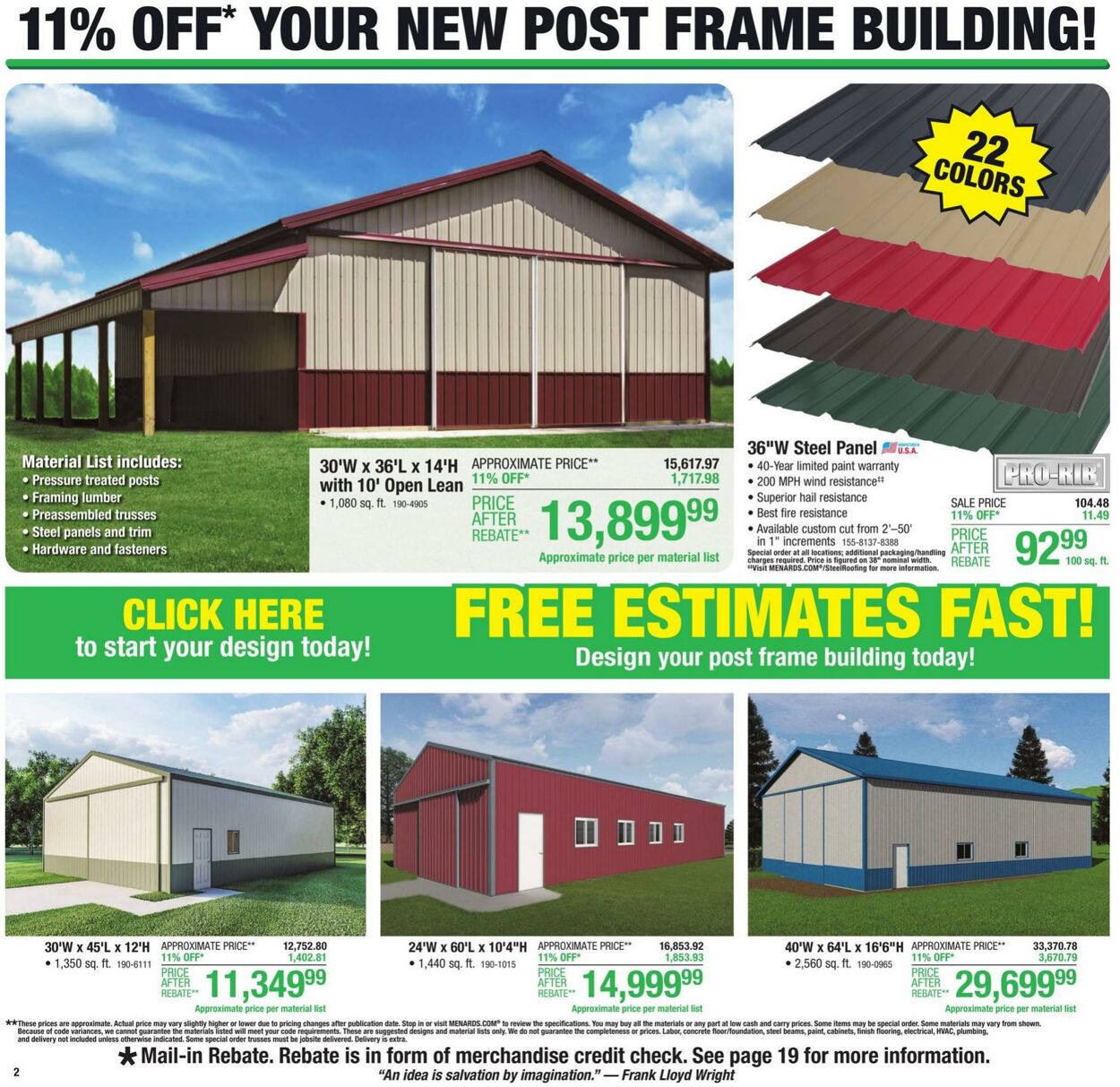 Catalogue Menards from 11/09/2023