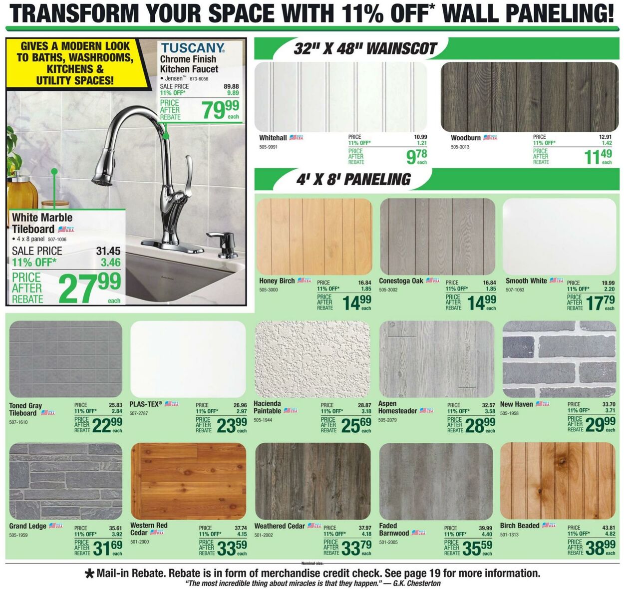 Catalogue Menards from 11/09/2023