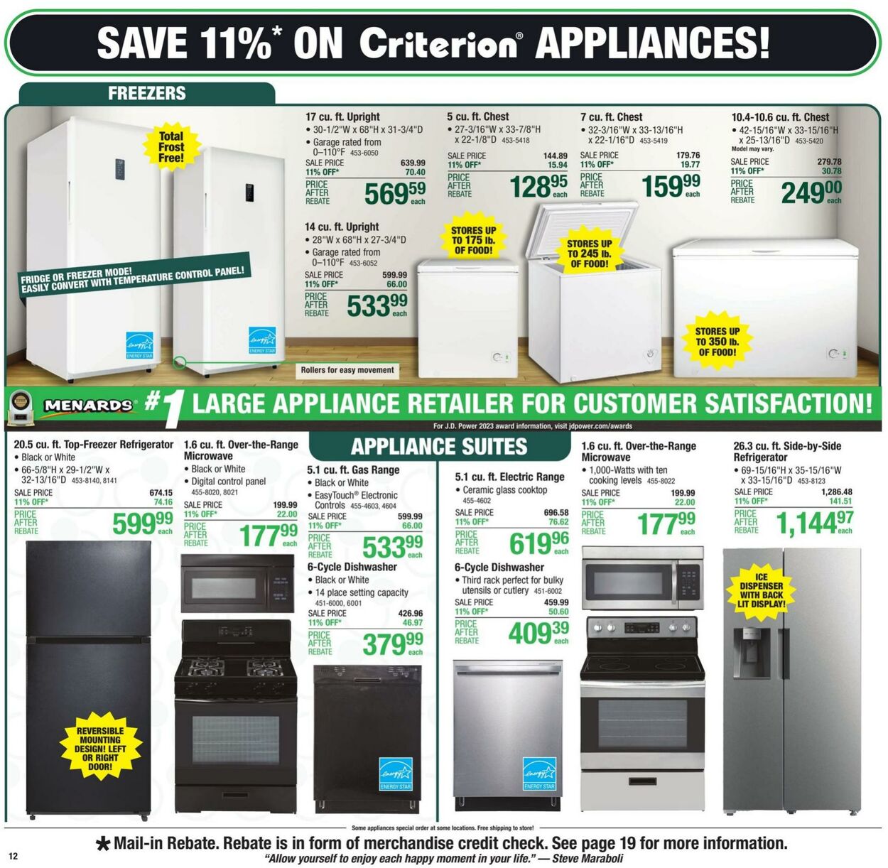 Catalogue Menards from 11/09/2023