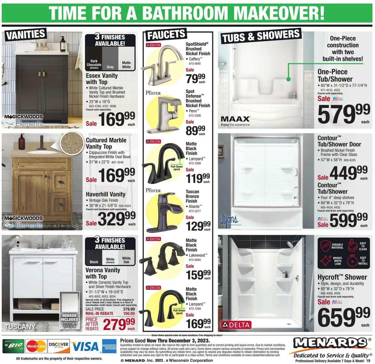 Catalogue Menards from 11/24/2023