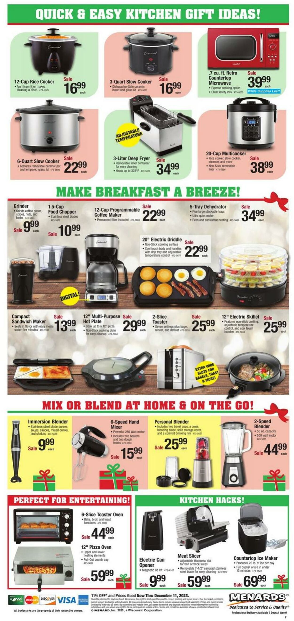 Catalogue Menards from 11/30/2023