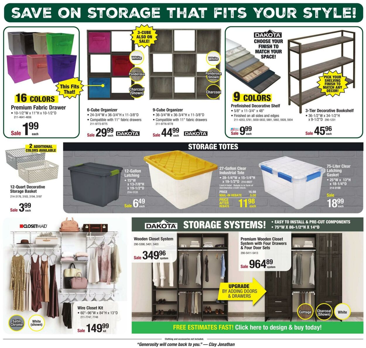 Catalogue Menards from 11/30/2023