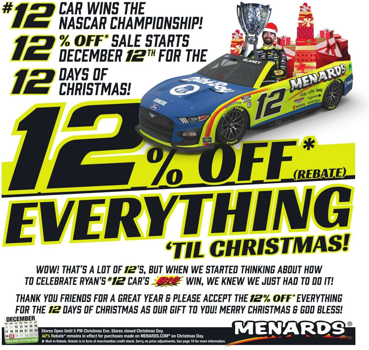 Catalogue Menards from 12/12/2023