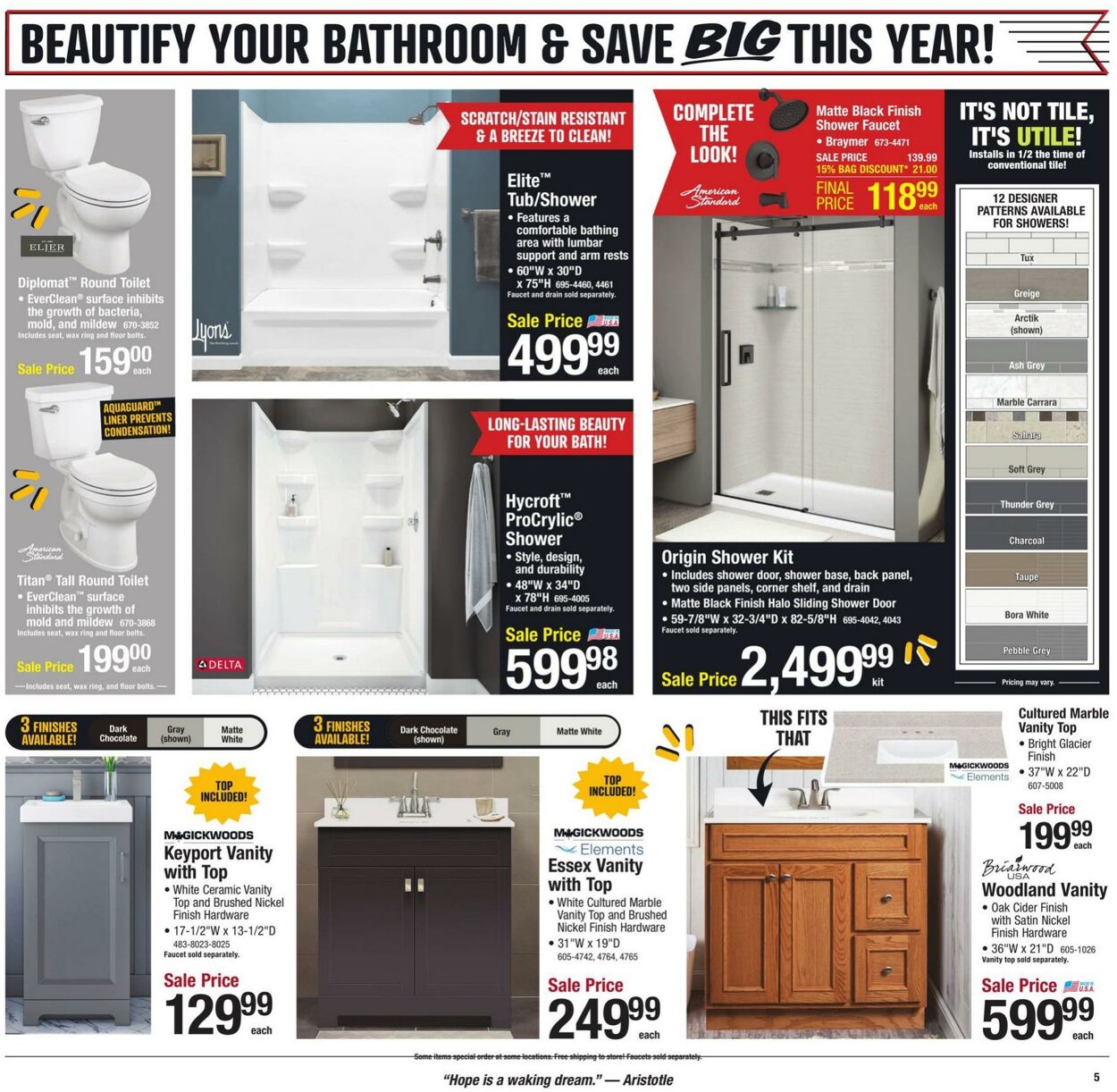 Catalogue Menards from 01/01/2024