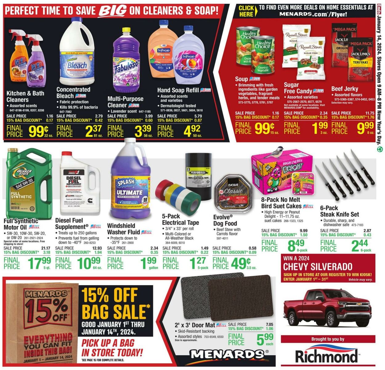 Catalogue Menards from 01/01/2024