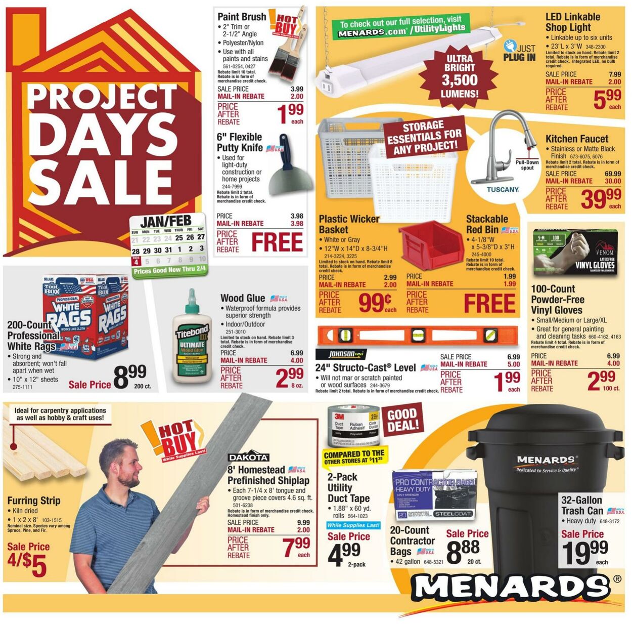 Catalogue Menards from 01/25/2024