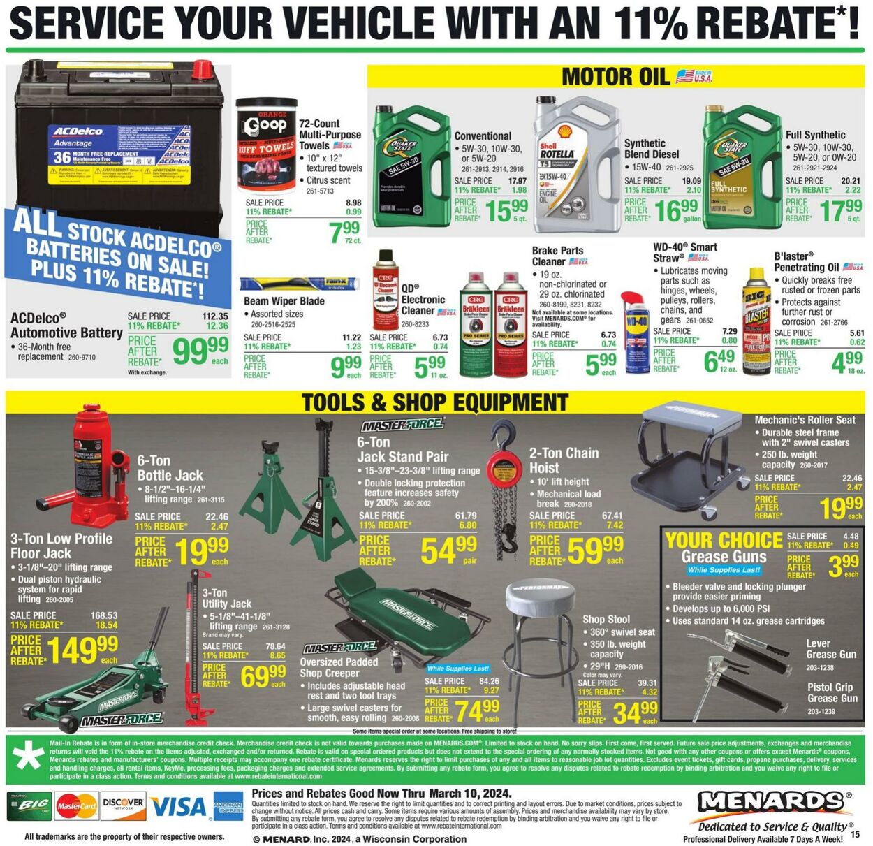 Catalogue Menards from 02/29/2024