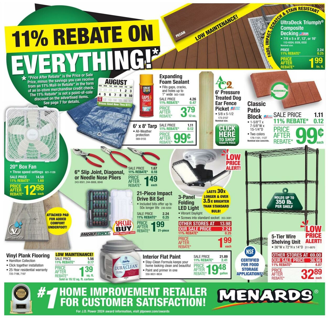 Catalogue Menards from 07/31/2024