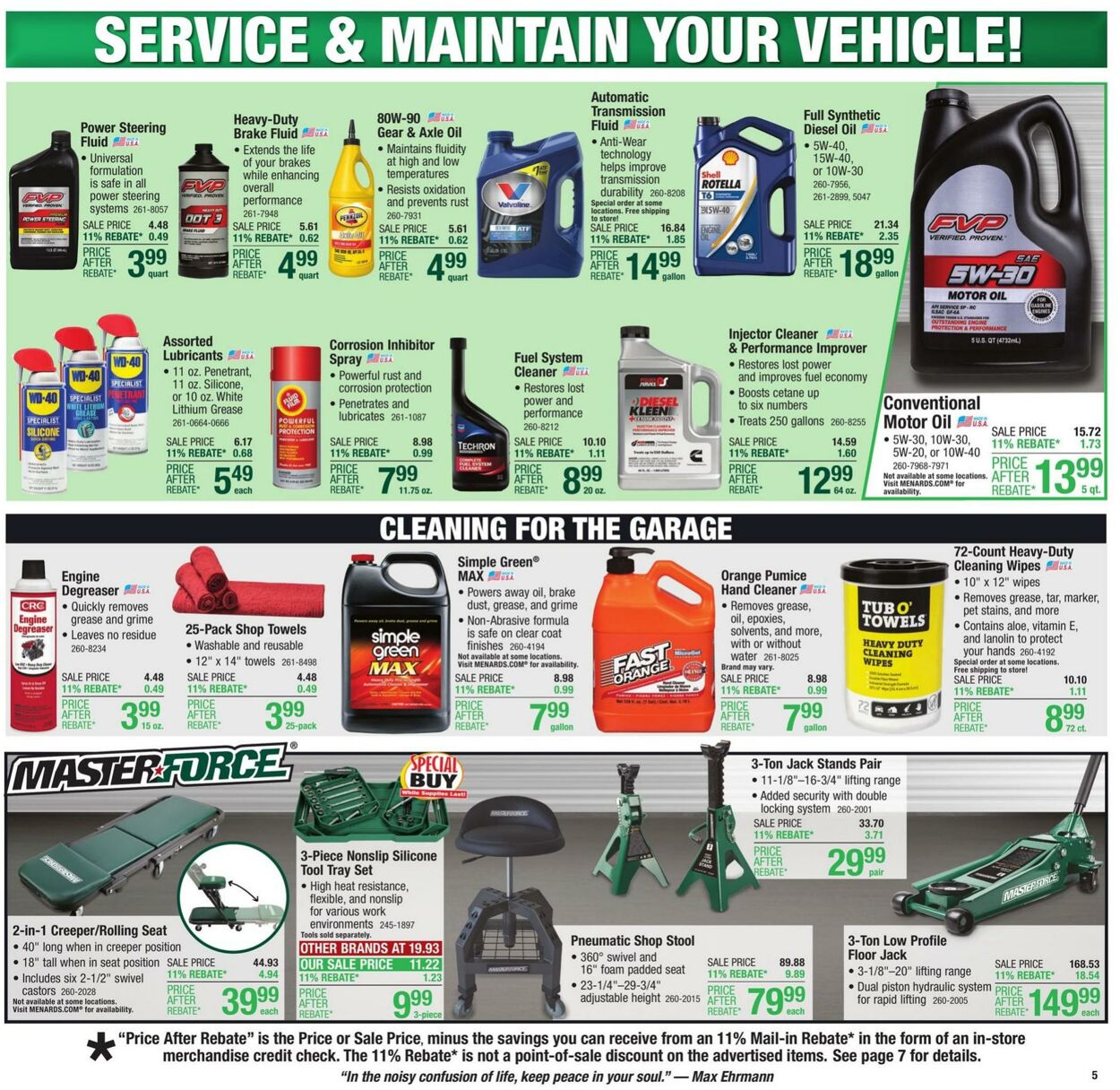 Catalogue Menards from 07/31/2024