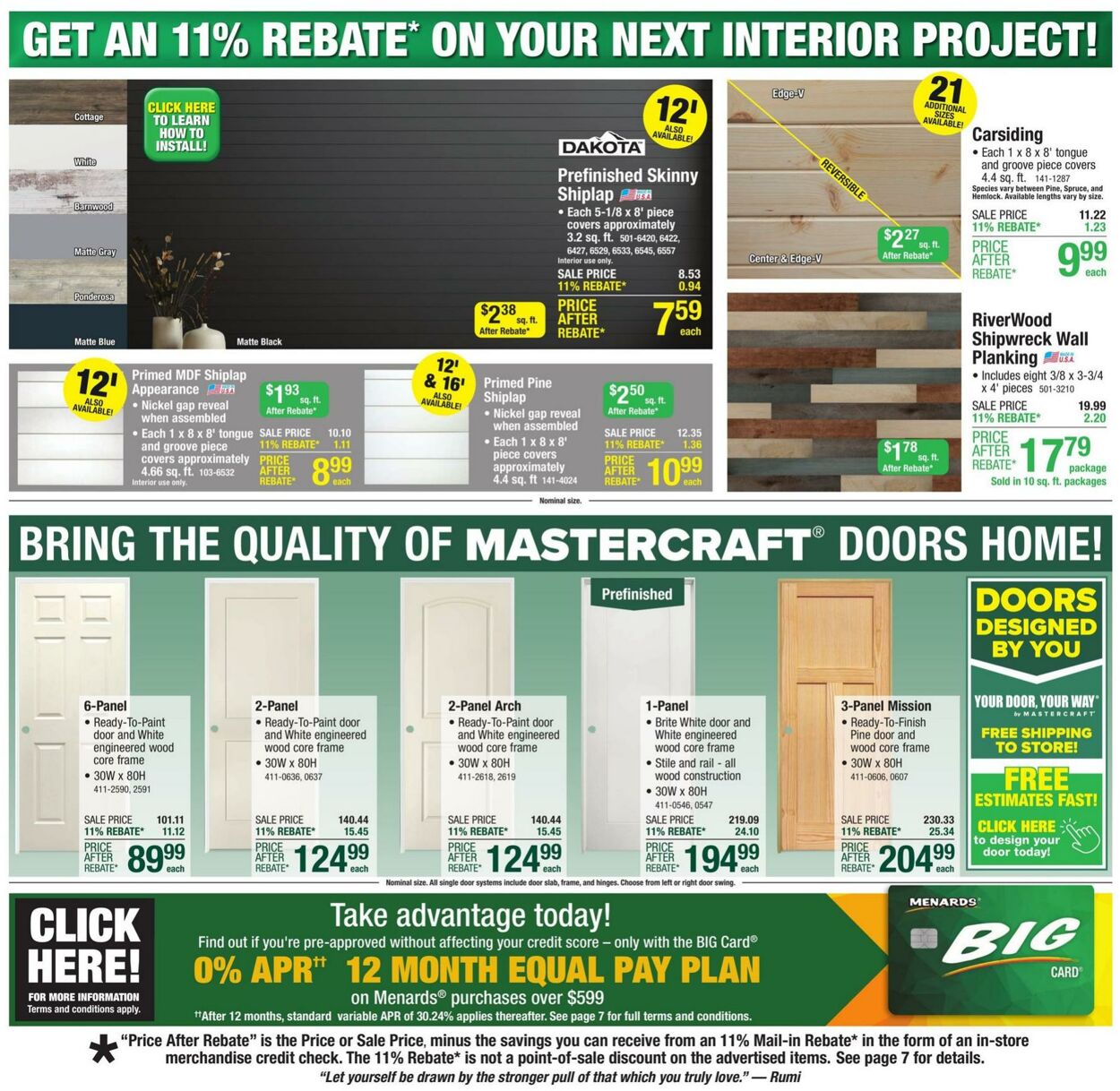 Catalogue Menards from 07/31/2024