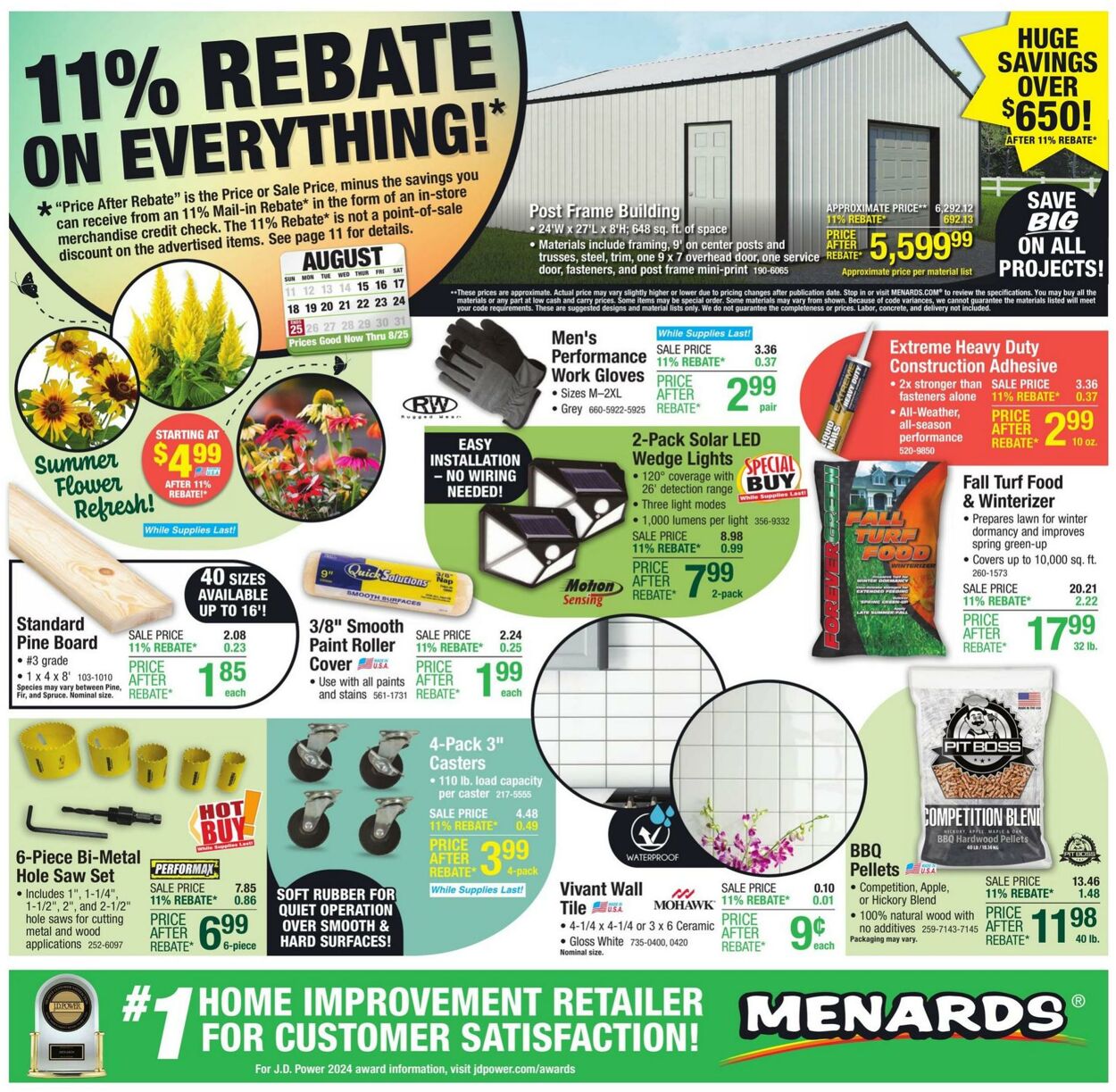 Catalogue Menards from 08/14/2024