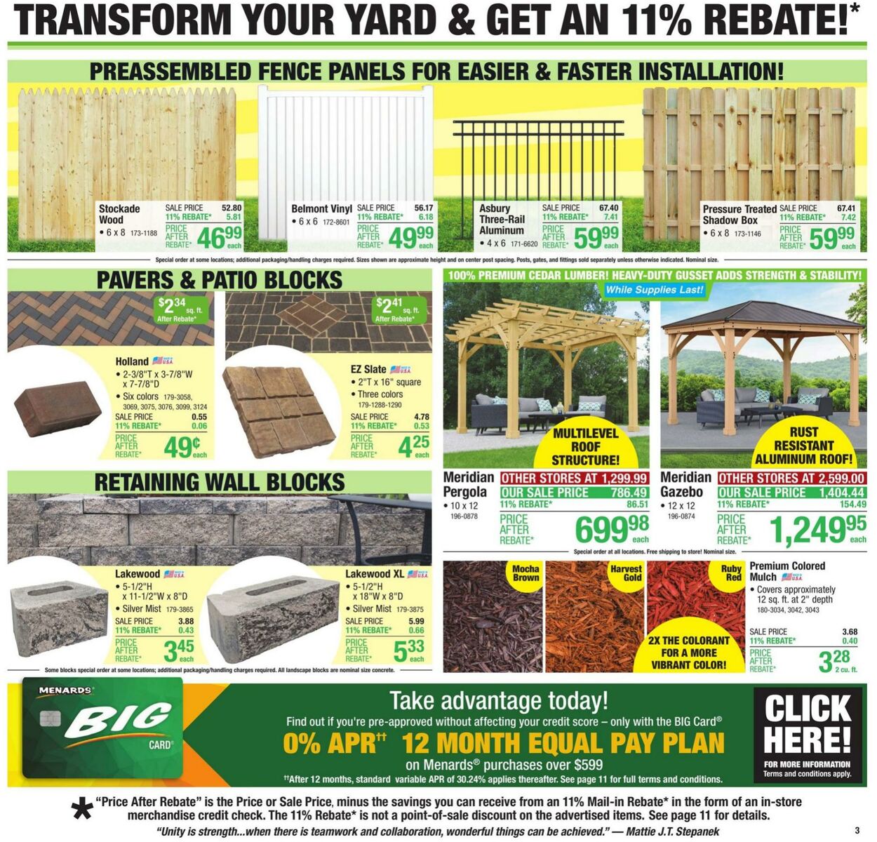 Catalogue Menards from 08/21/2024