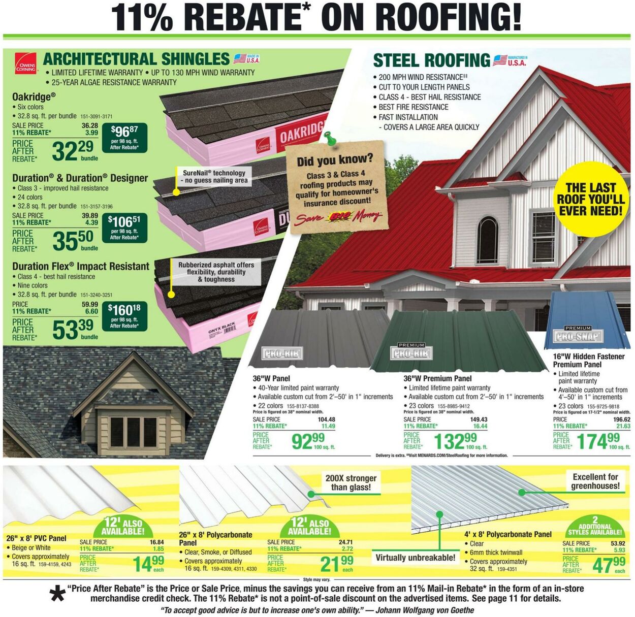 Catalogue Menards from 08/21/2024