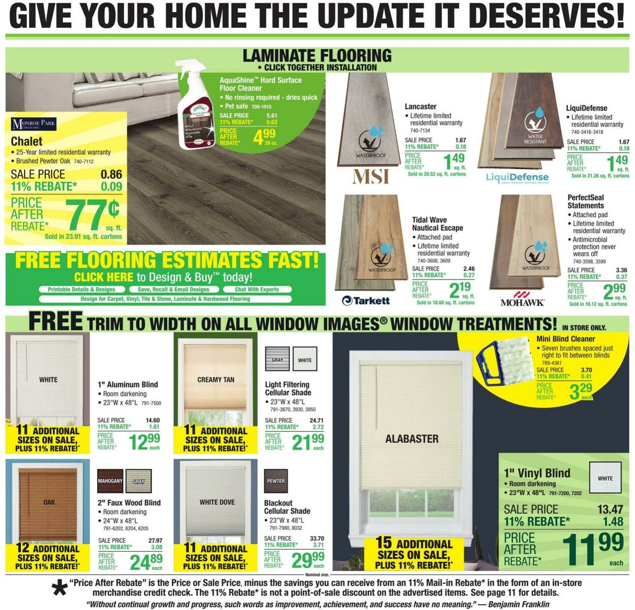 Catalogue Menards from 08/21/2024