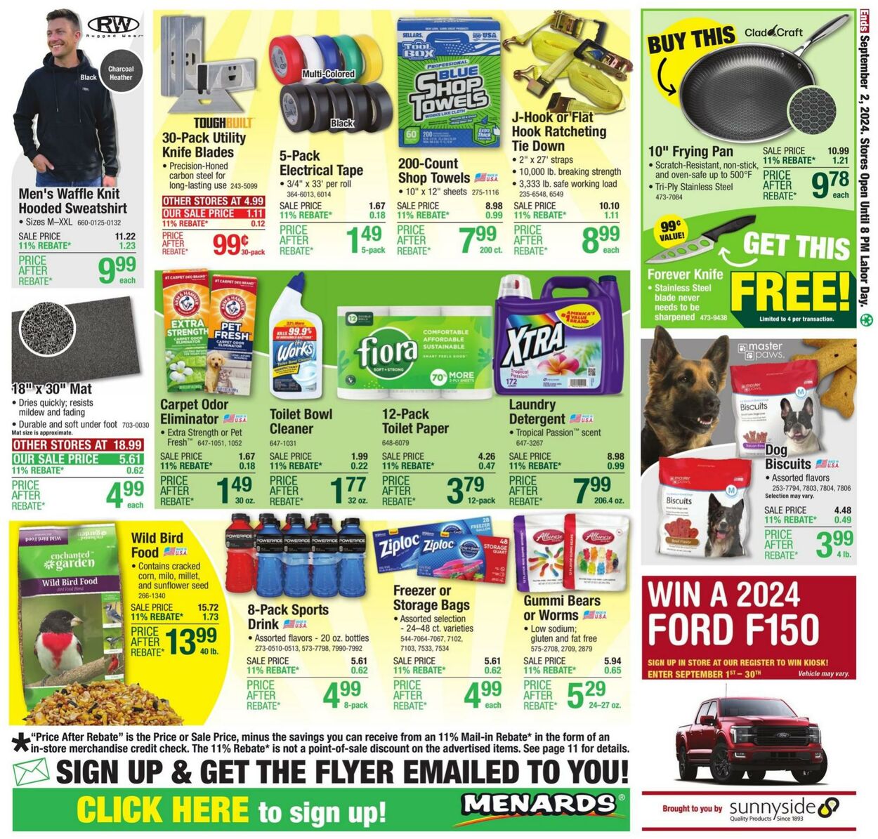 Catalogue Menards from 08/21/2024