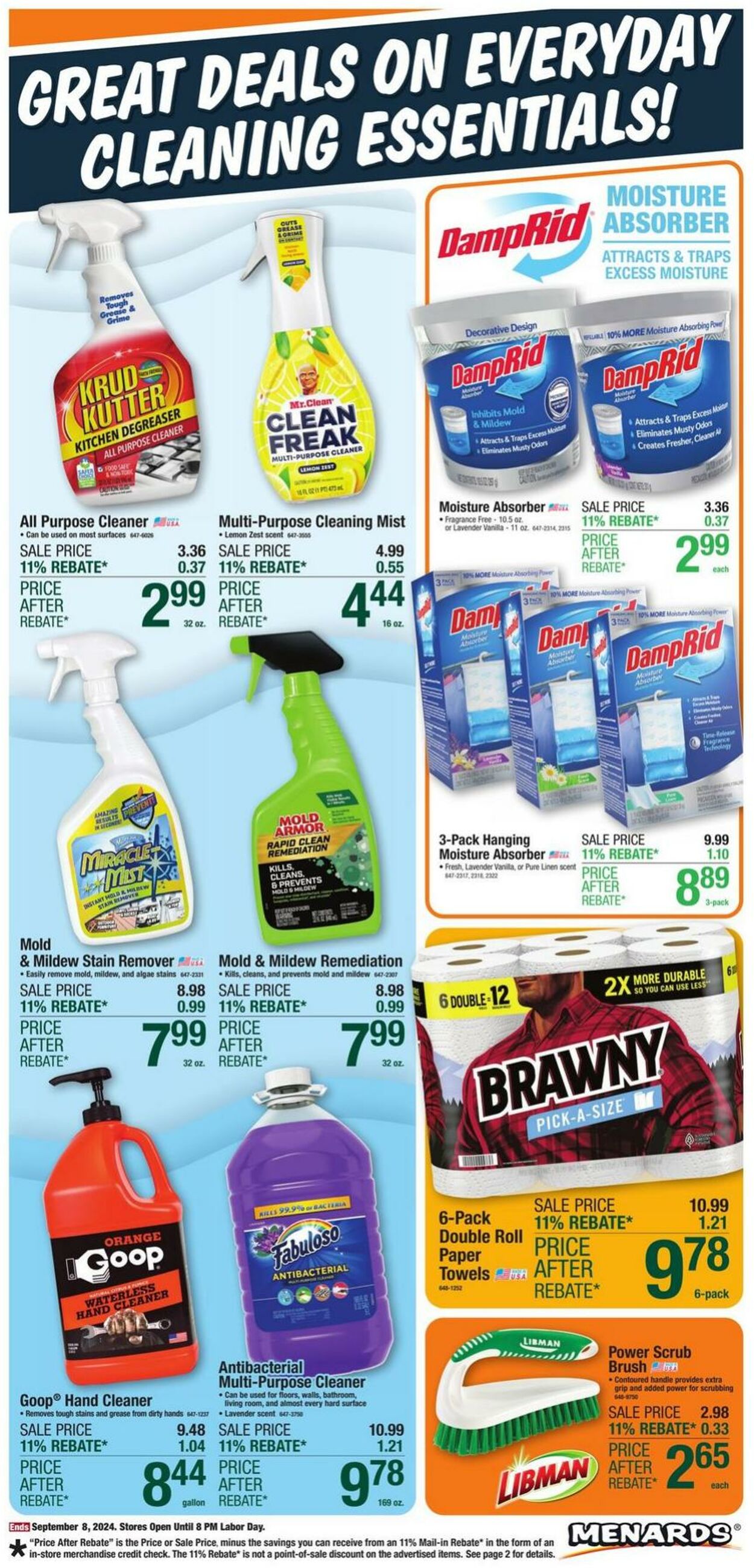 Catalogue Menards from 08/28/2024