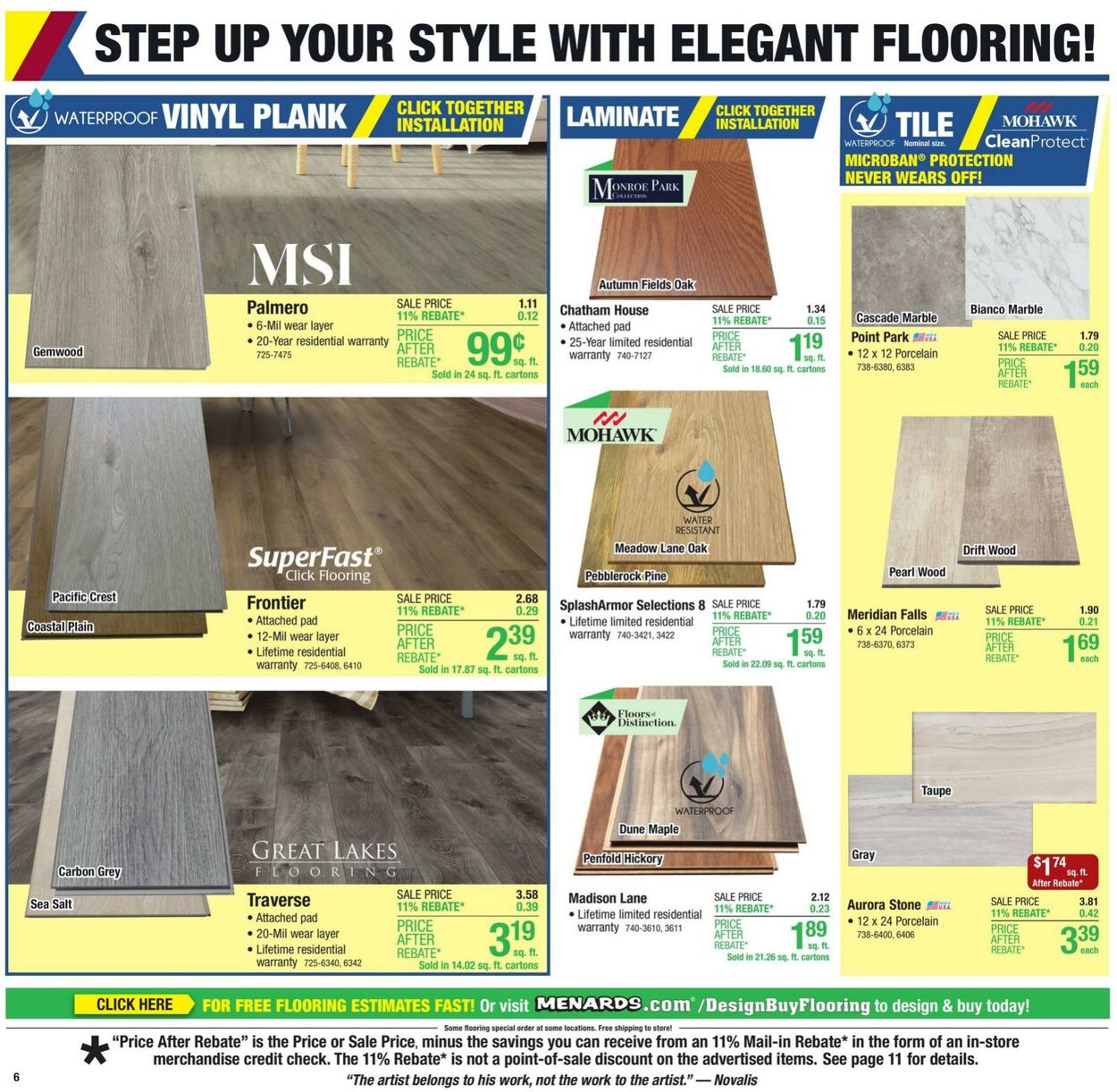 Catalogue Menards from 08/28/2024