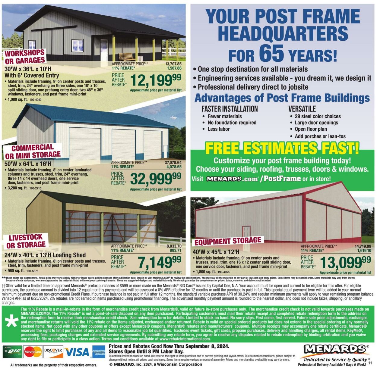 Catalogue Menards from 08/28/2024