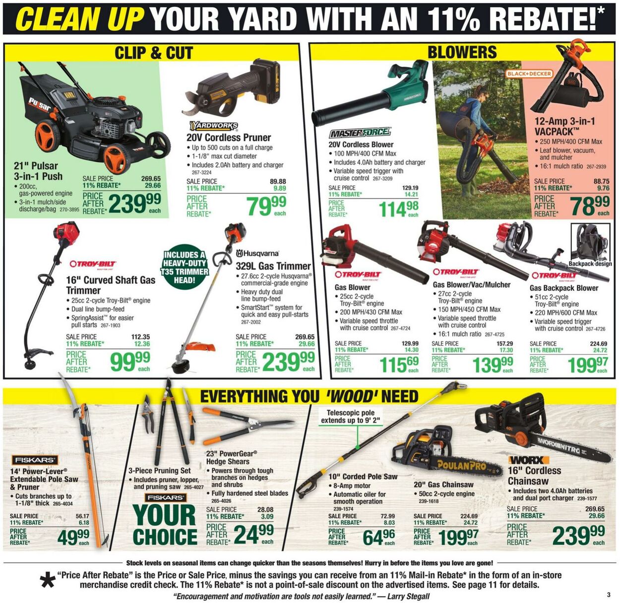 Catalogue Menards from 09/04/2024