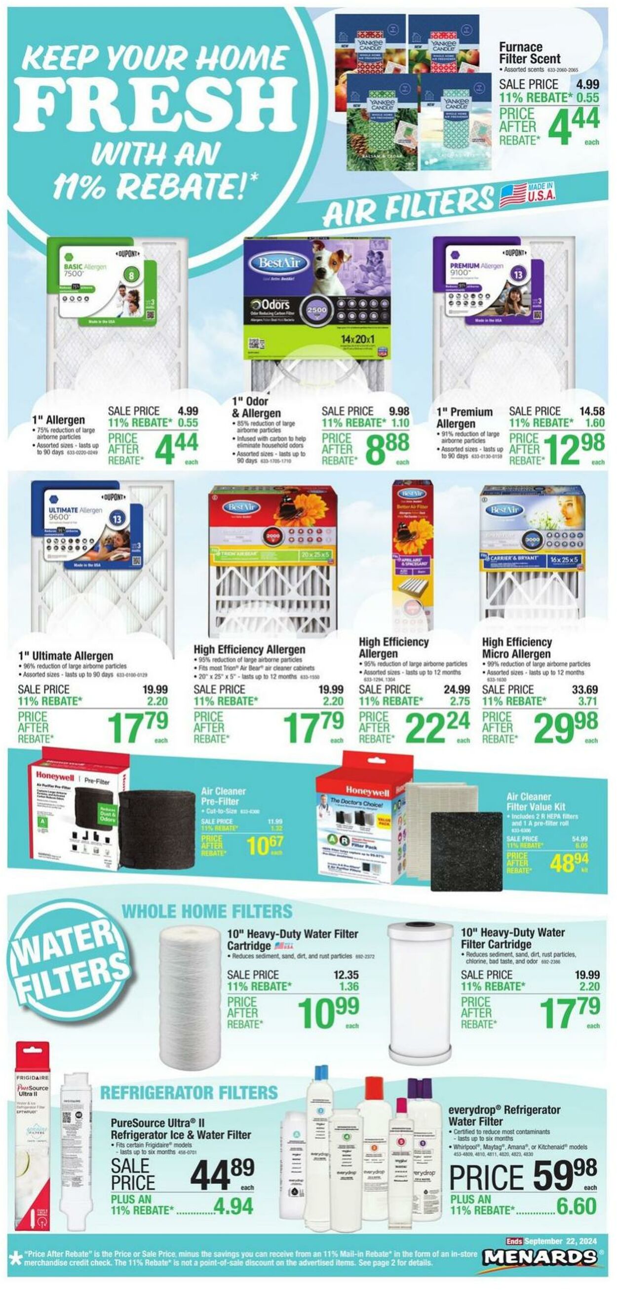 Catalogue Menards from 09/11/2024