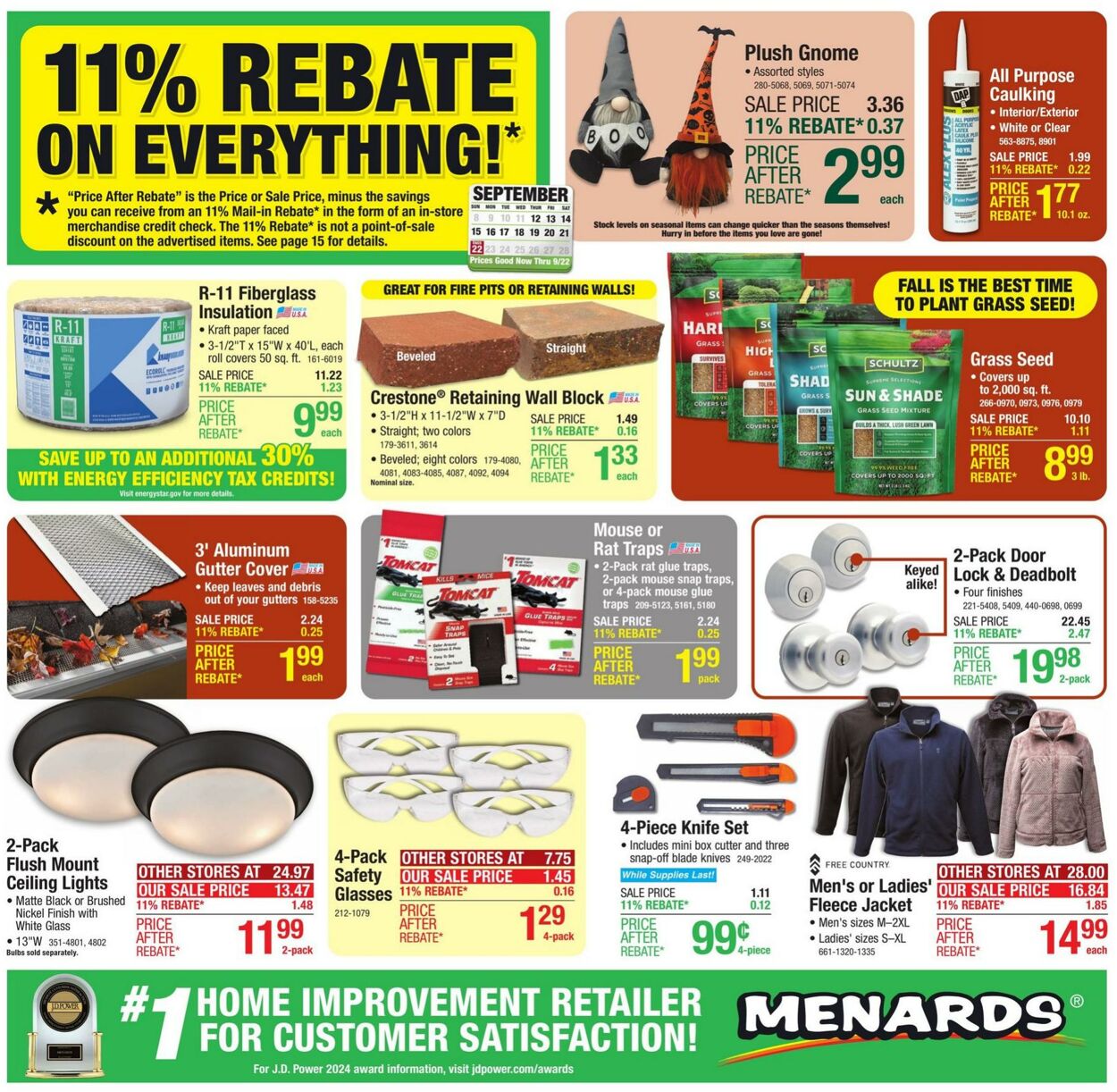 Catalogue Menards from 09/11/2024