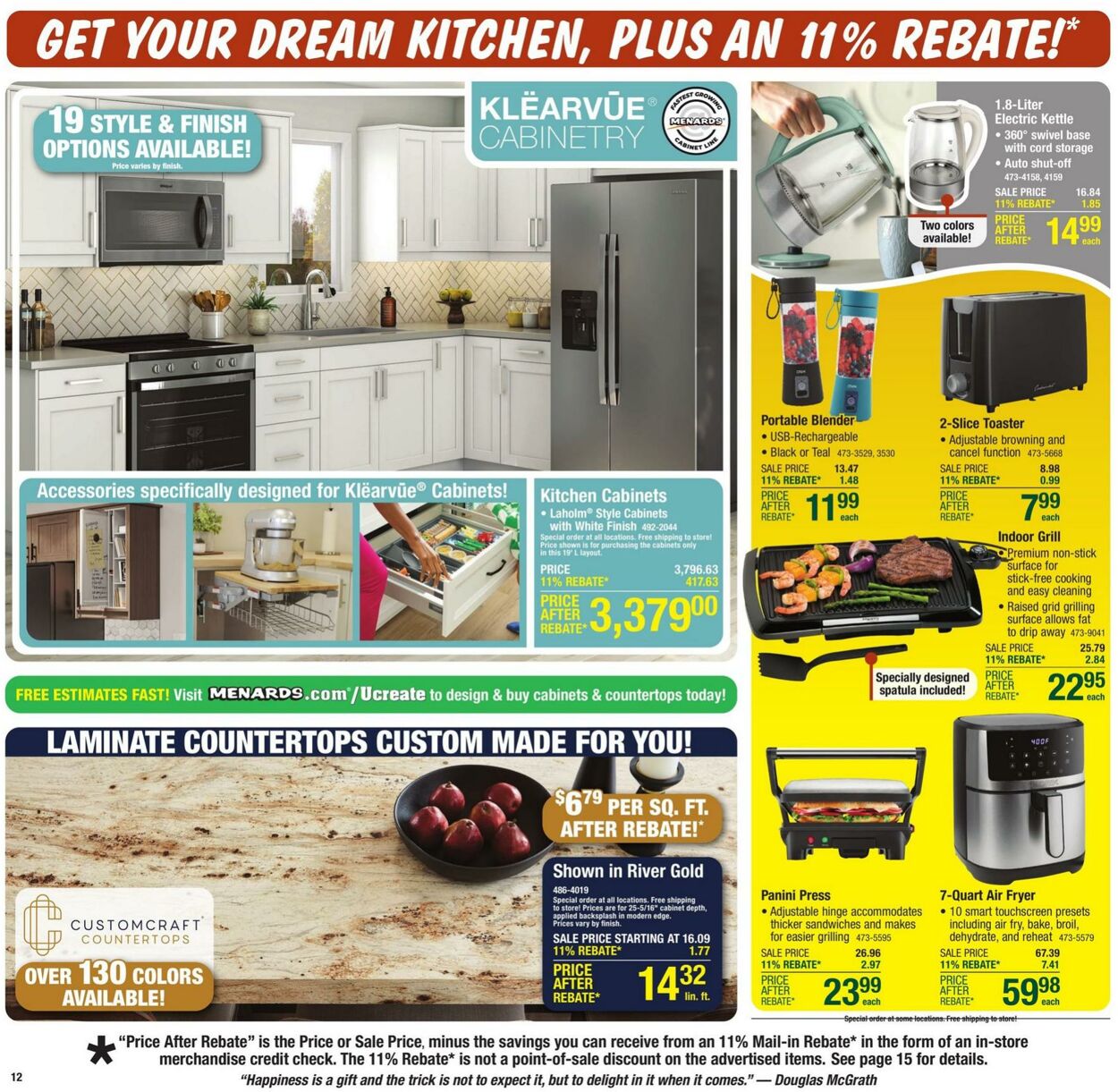 Catalogue Menards from 09/11/2024