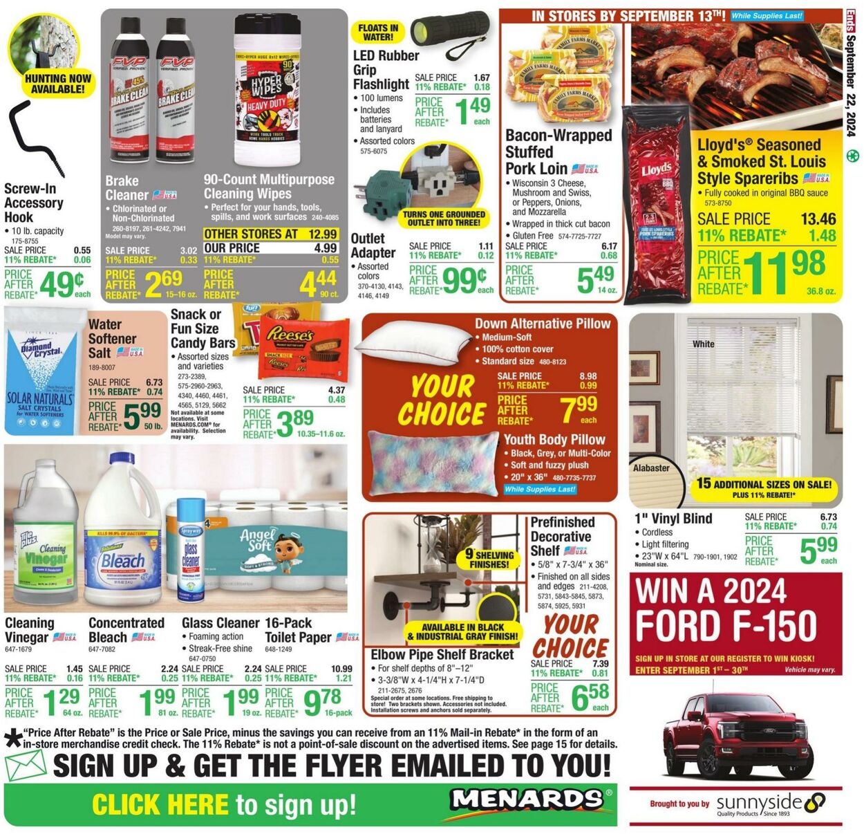 Catalogue Menards from 09/11/2024