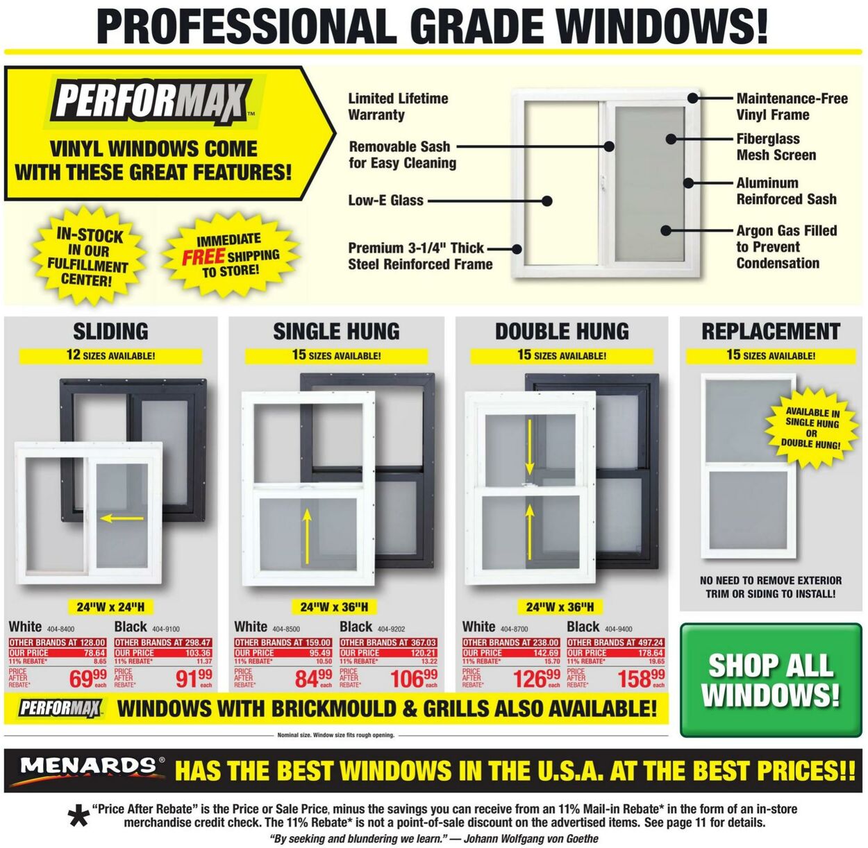 Catalogue Menards from 09/18/2024