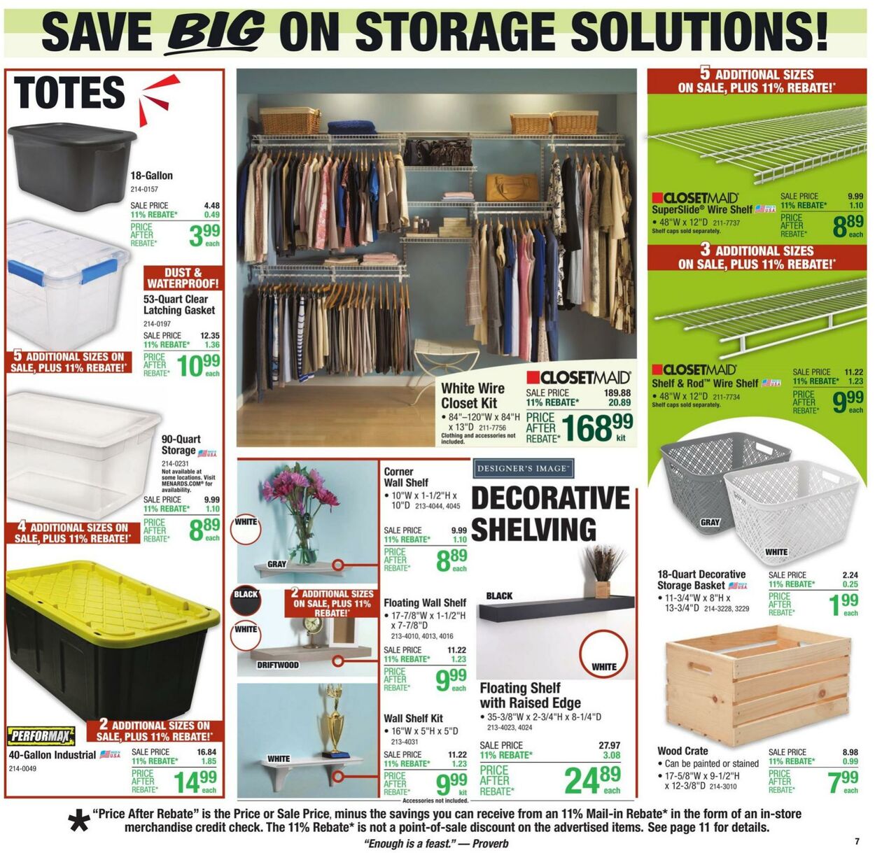 Catalogue Menards from 09/18/2024