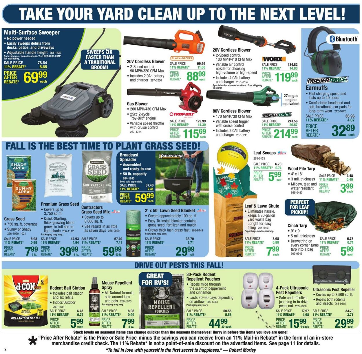 Catalogue Menards from 09/25/2024