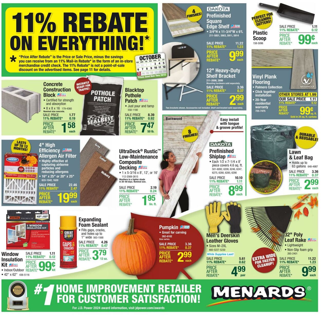 Catalogue Menards from 10/02/2024