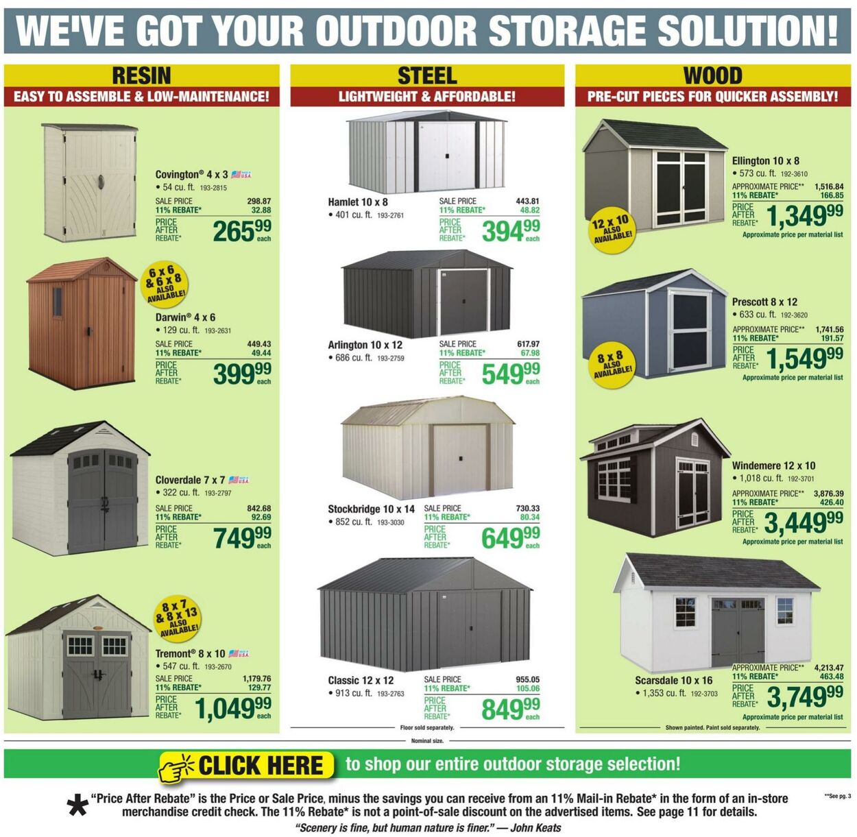 Catalogue Menards from 10/02/2024