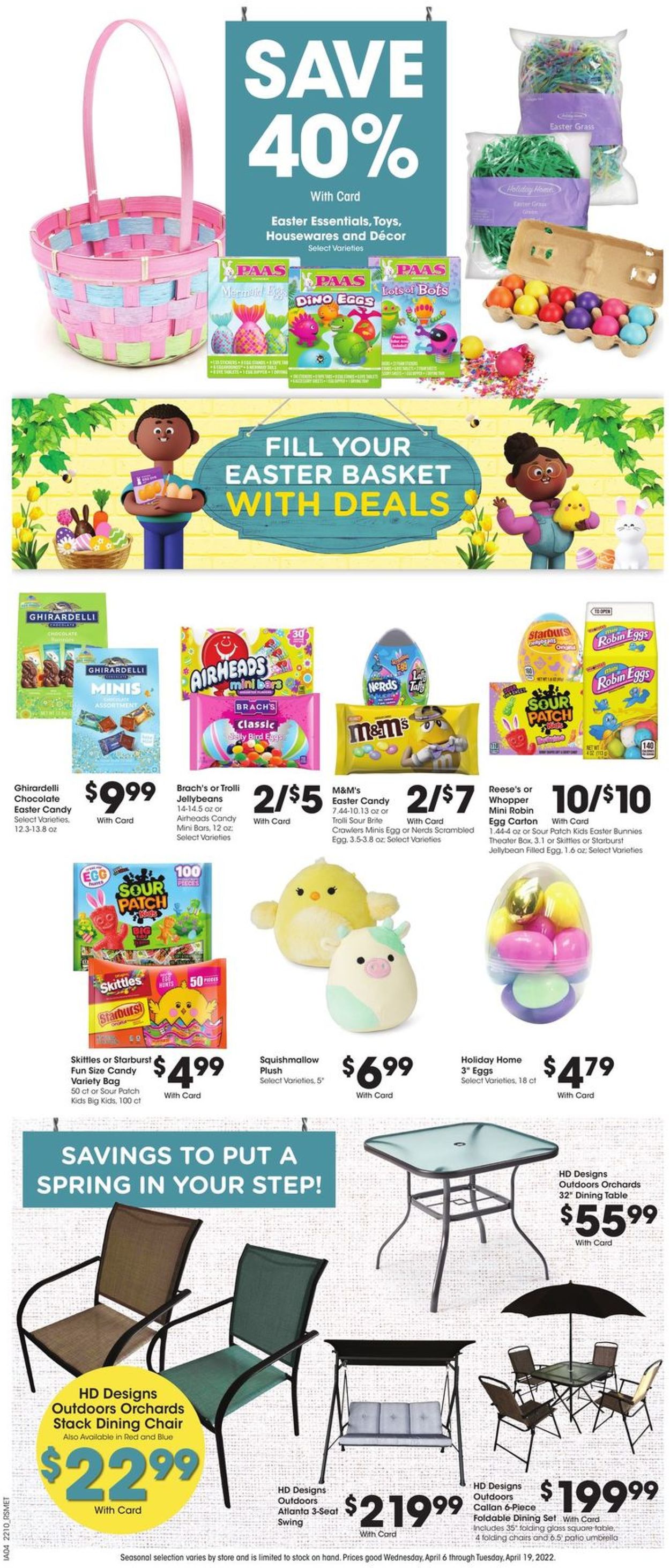 Catalogue Metro Market EASTER AD 2022 from 04/13/2022