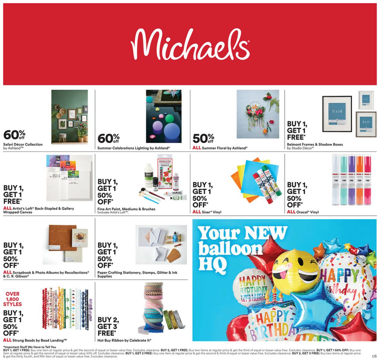 Catalogue Michaels from 06/22/2025