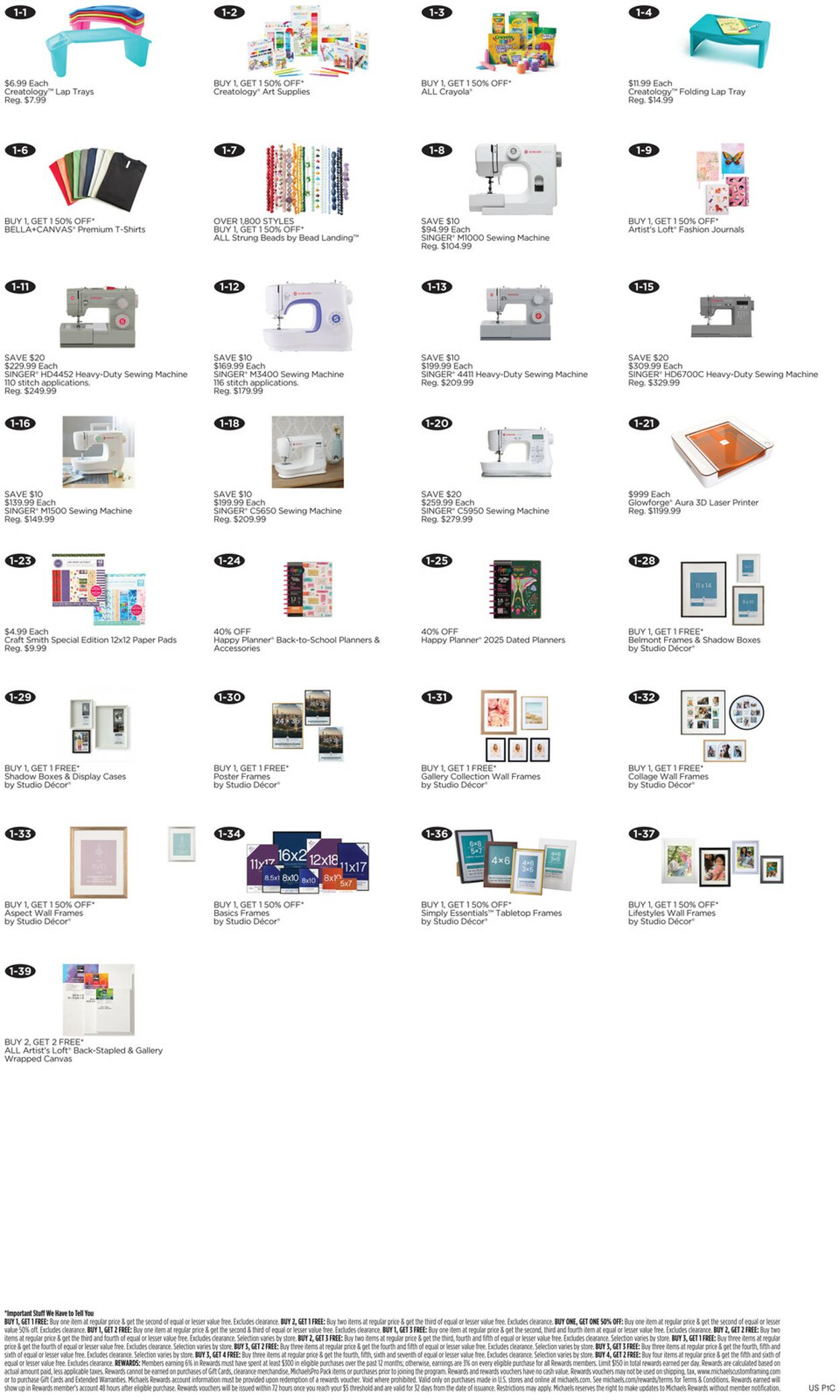Catalogue Michaels from 07/20/2025