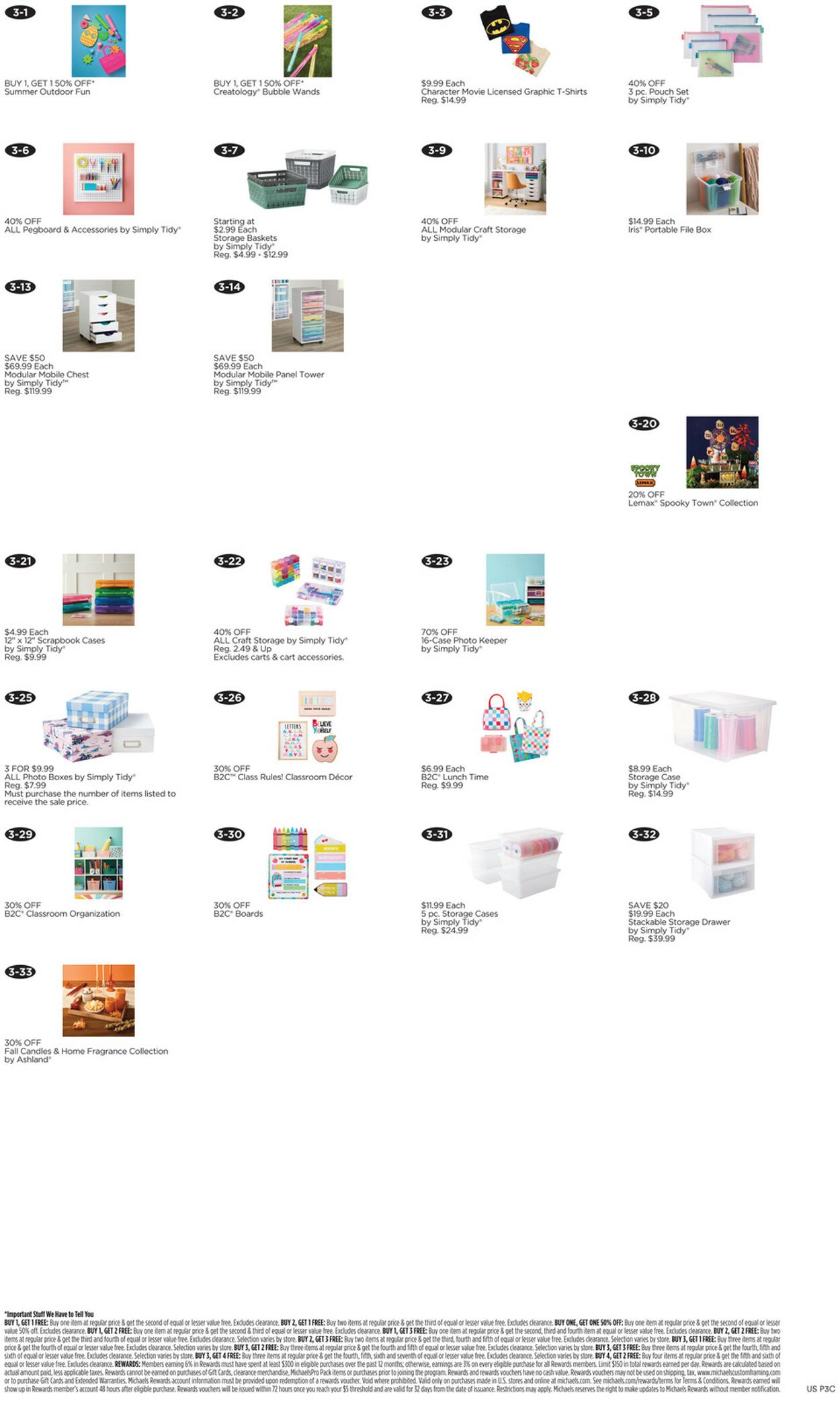 Catalogue Michaels from 07/20/2025