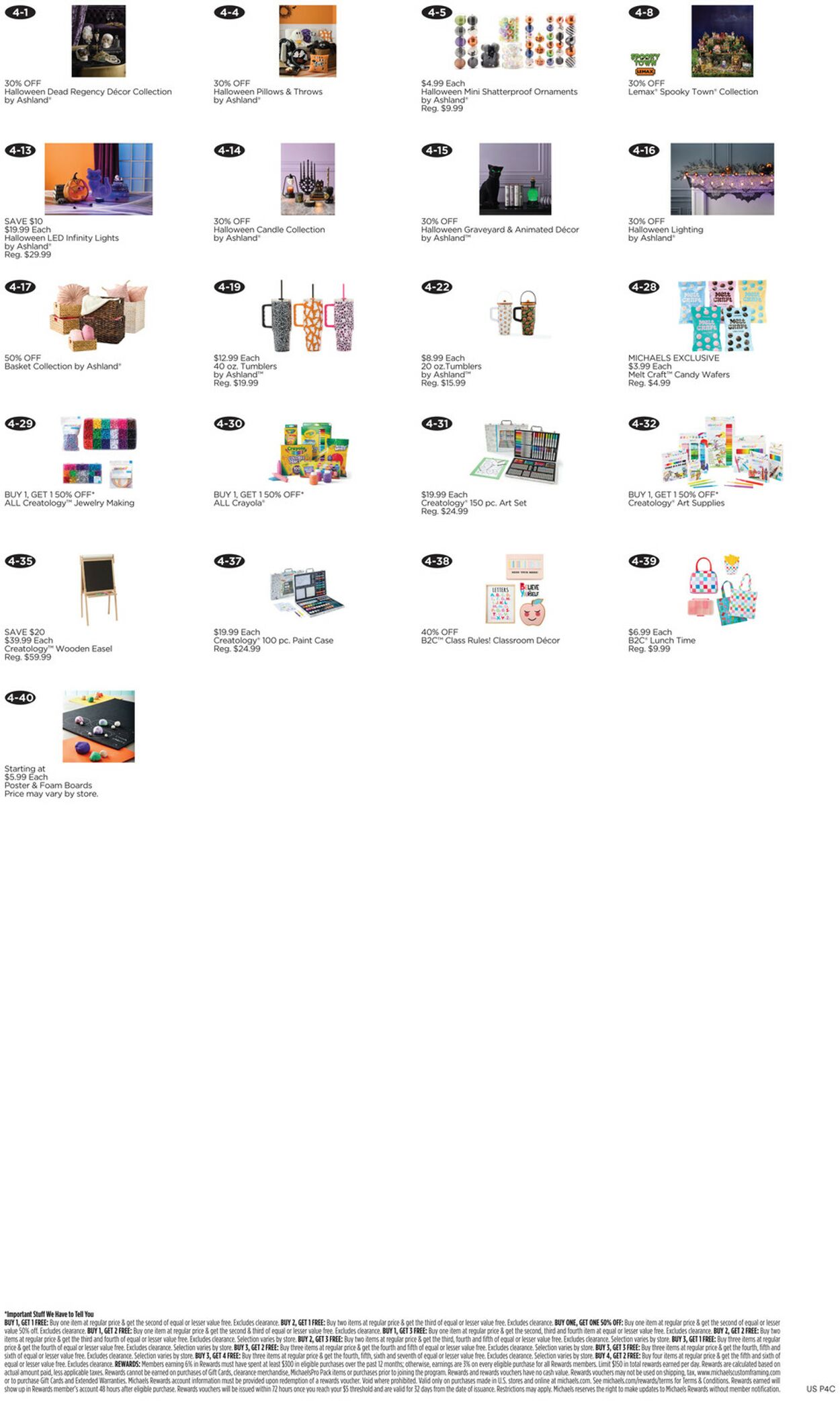 Catalogue Michaels from 08/10/2025