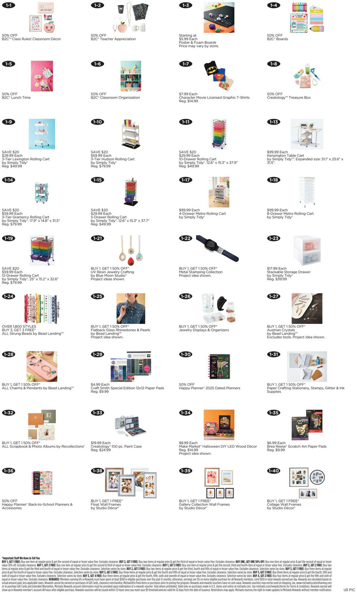 Catalogue Michaels from 08/17/2025
