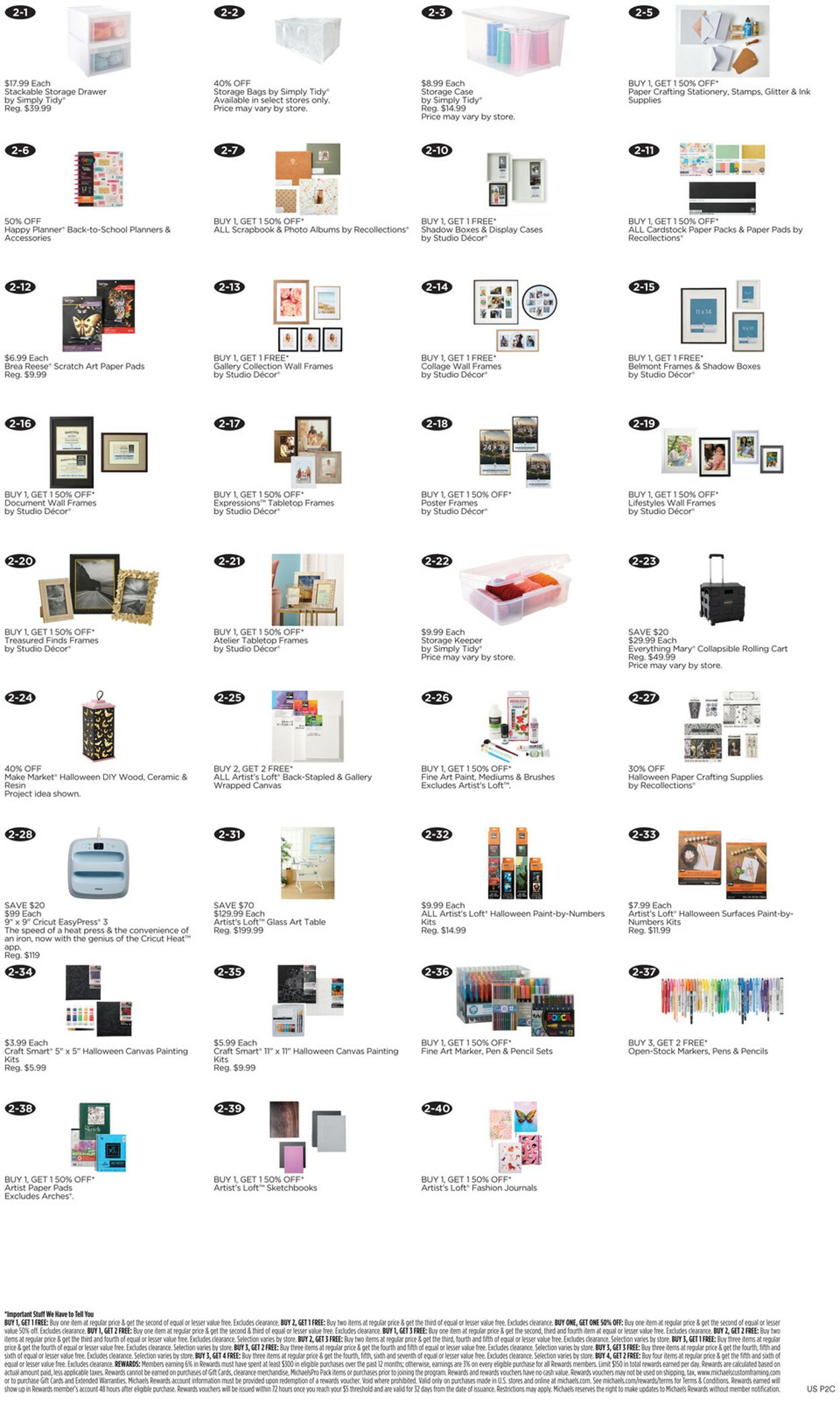 Catalogue Michaels from 08/24/2025