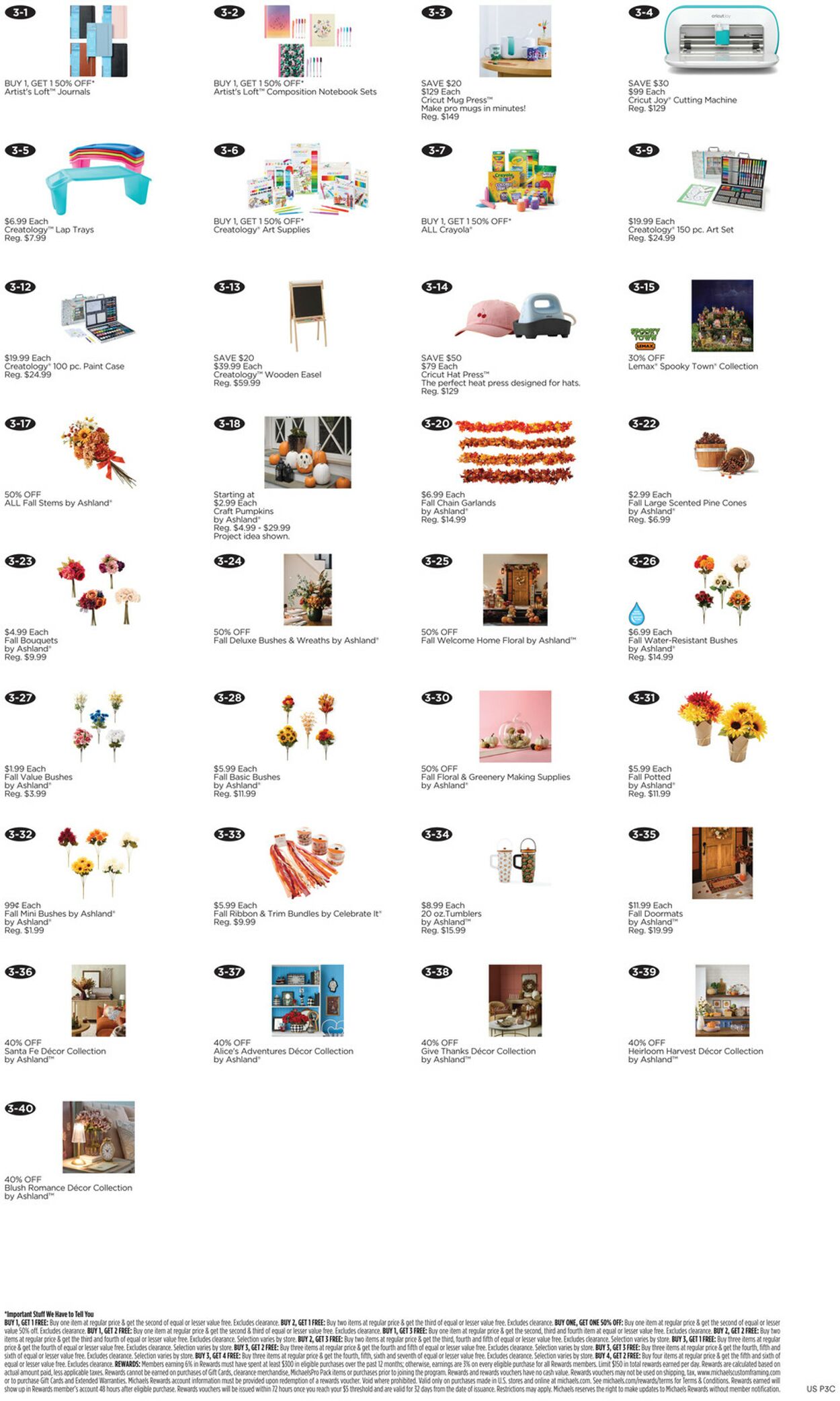 Catalogue Michaels from 08/24/2025