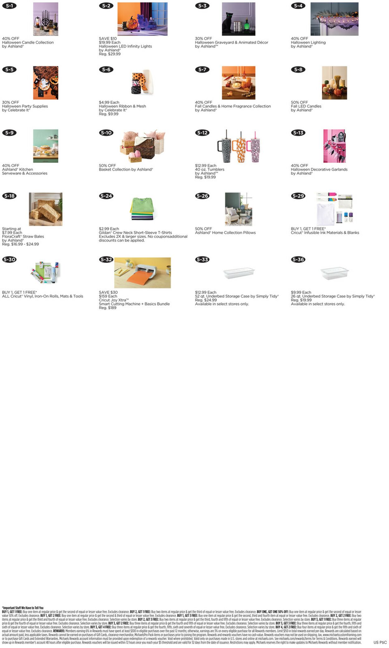 Catalogue Michaels from 08/24/2025