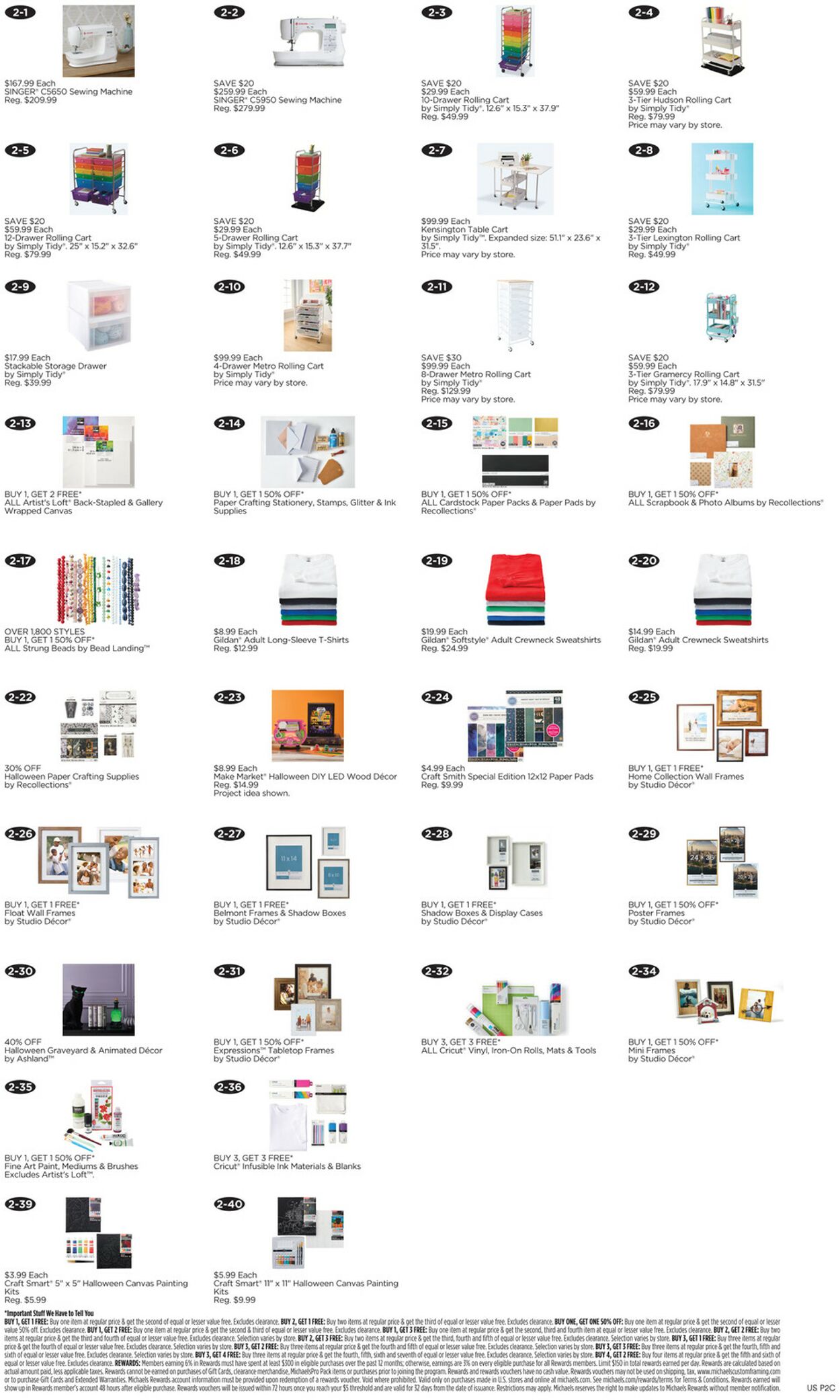 Catalogue Michaels from 08/31/2025