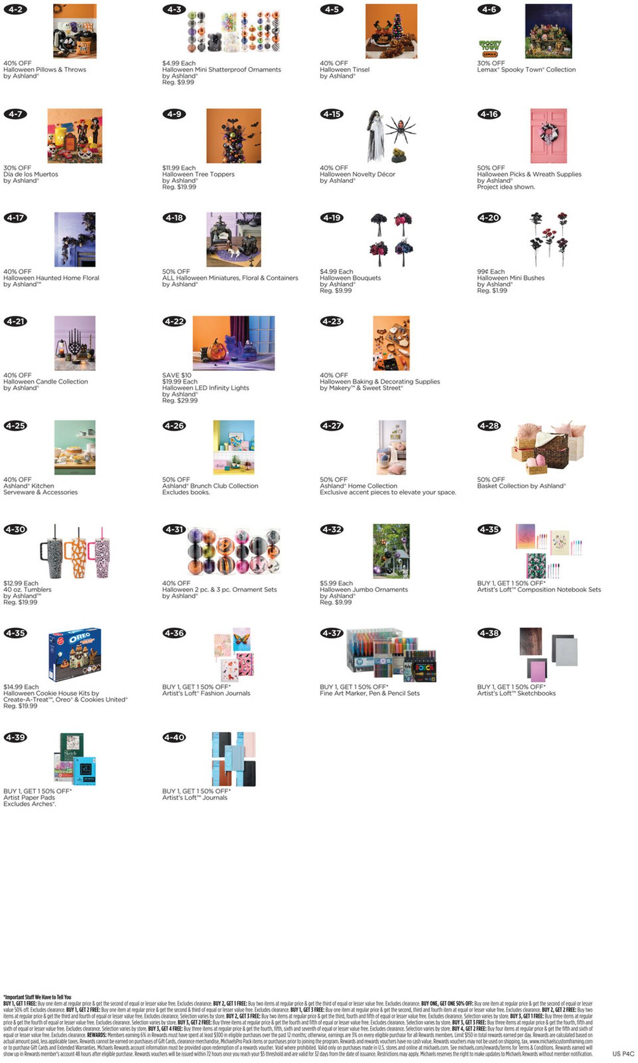 Catalogue Michaels from 08/31/2025