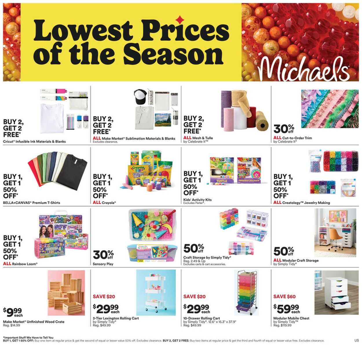 Catalogue Michaels from 09/12/2025